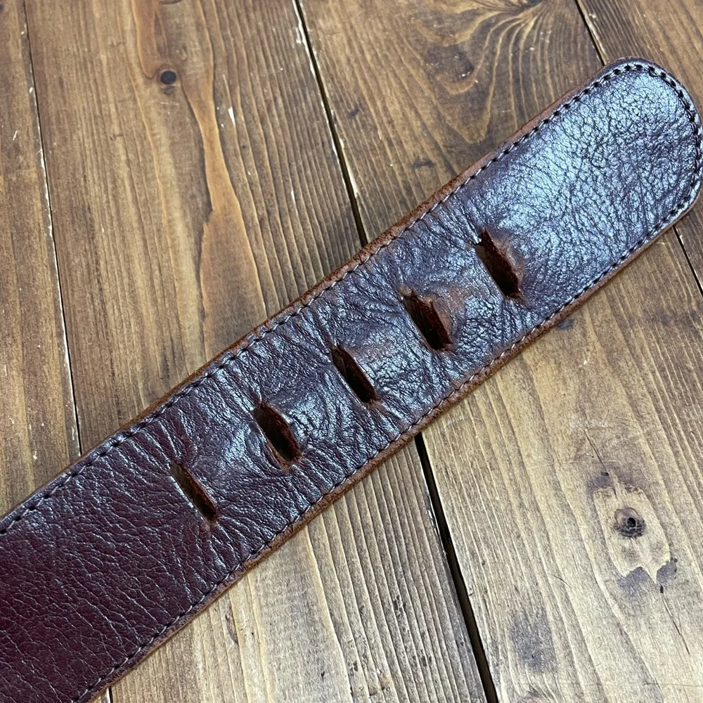 Hero brown leather belt size large